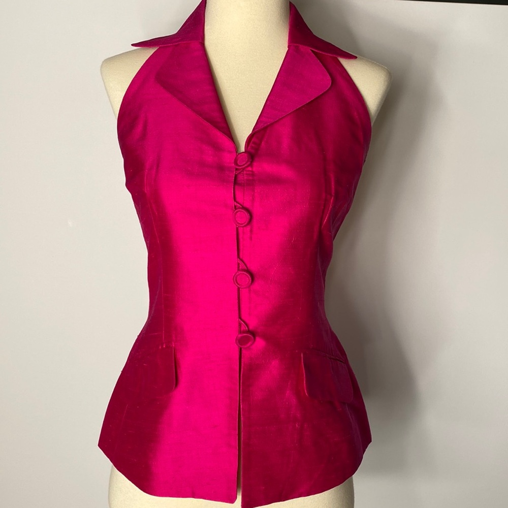 ANN TAYLOR Halter Tailored Top